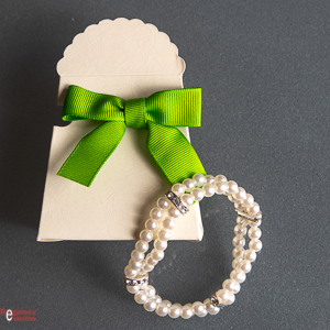 pulsera para bodas - perlas